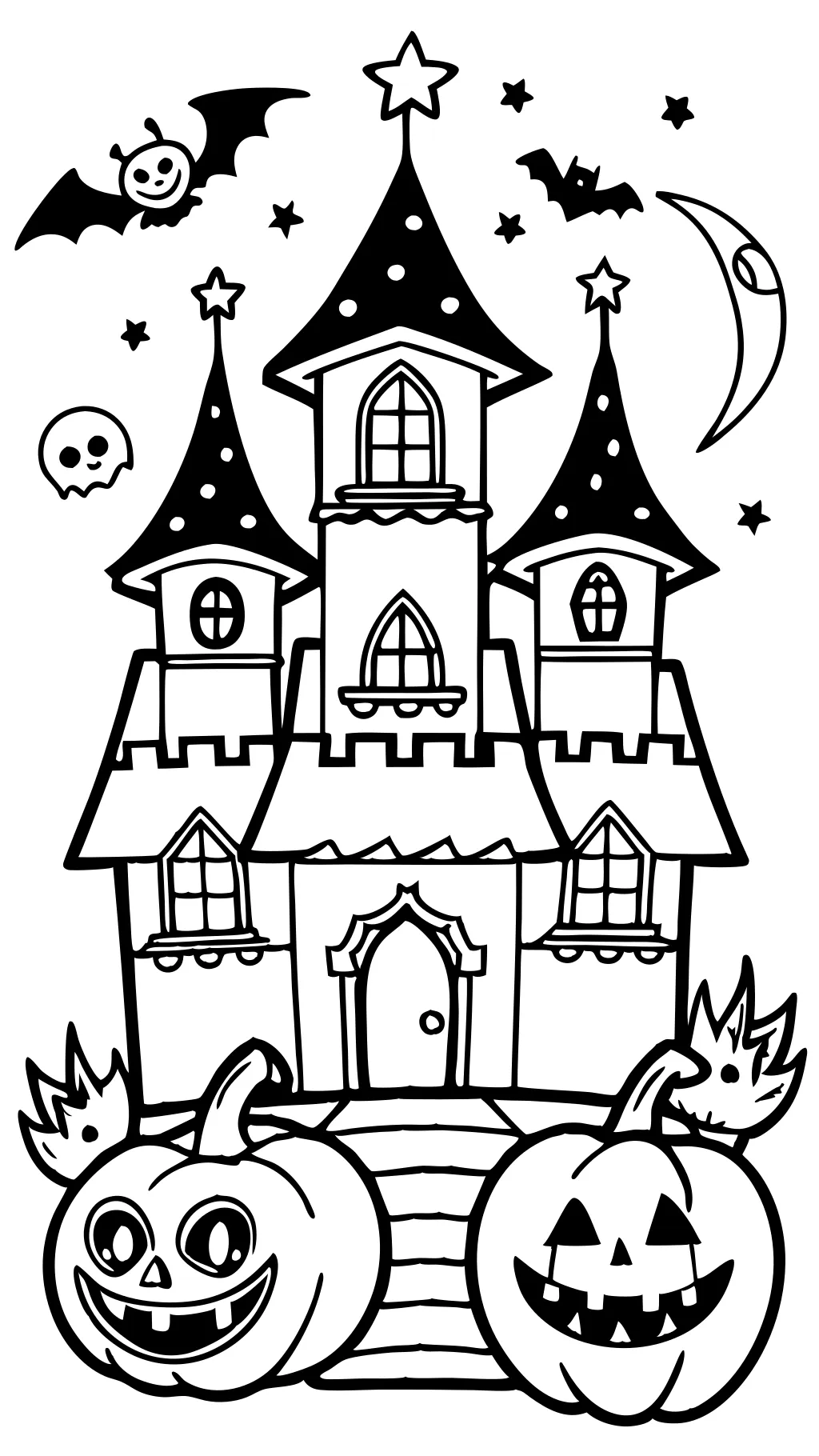 coloriages d’Halloween pour adultes imprimables gratuitement